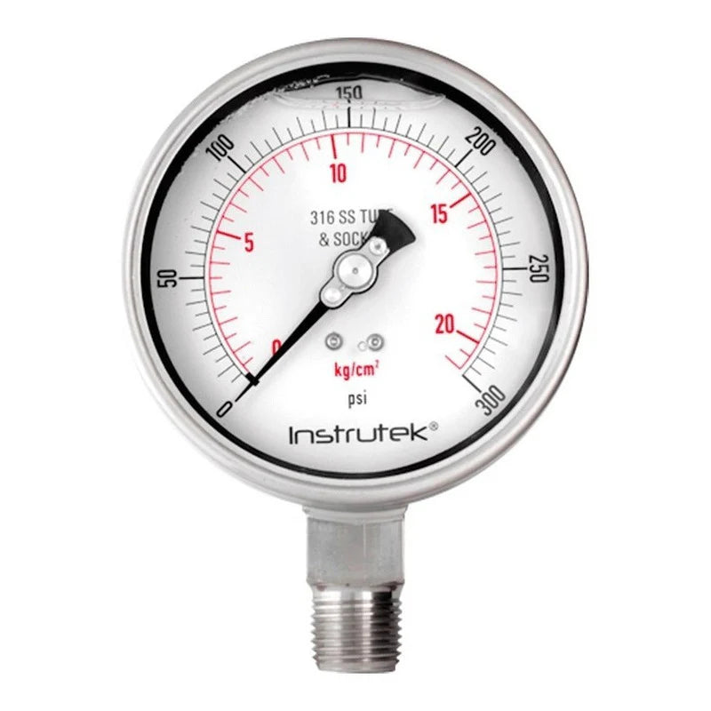 Manómetros de acero inoxidable premium - Serie 500