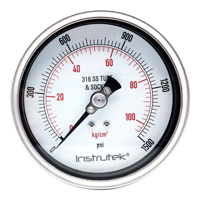Manómetros de acero inoxidable premium - Serie 500