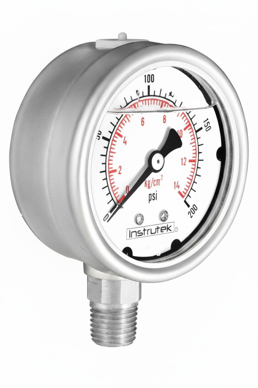Manómetros de acero inoxidable premium - Serie 500