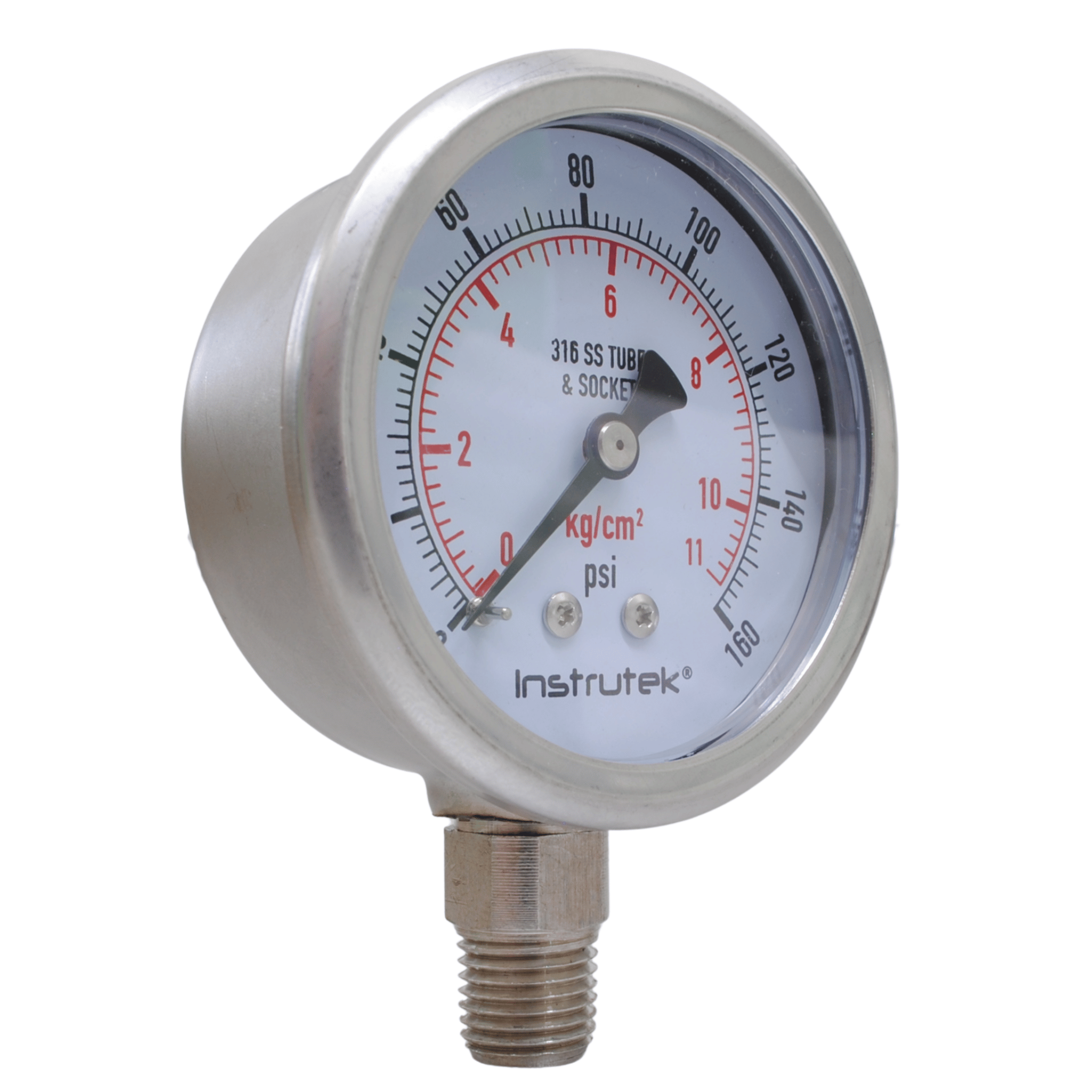 Manómetros de acero inoxidable premium - Serie 500