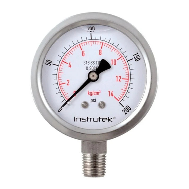 Manómetros de acero inoxidable premium - Serie 500