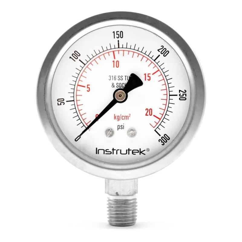 Manómetros de acero inoxidable premium - Serie 500