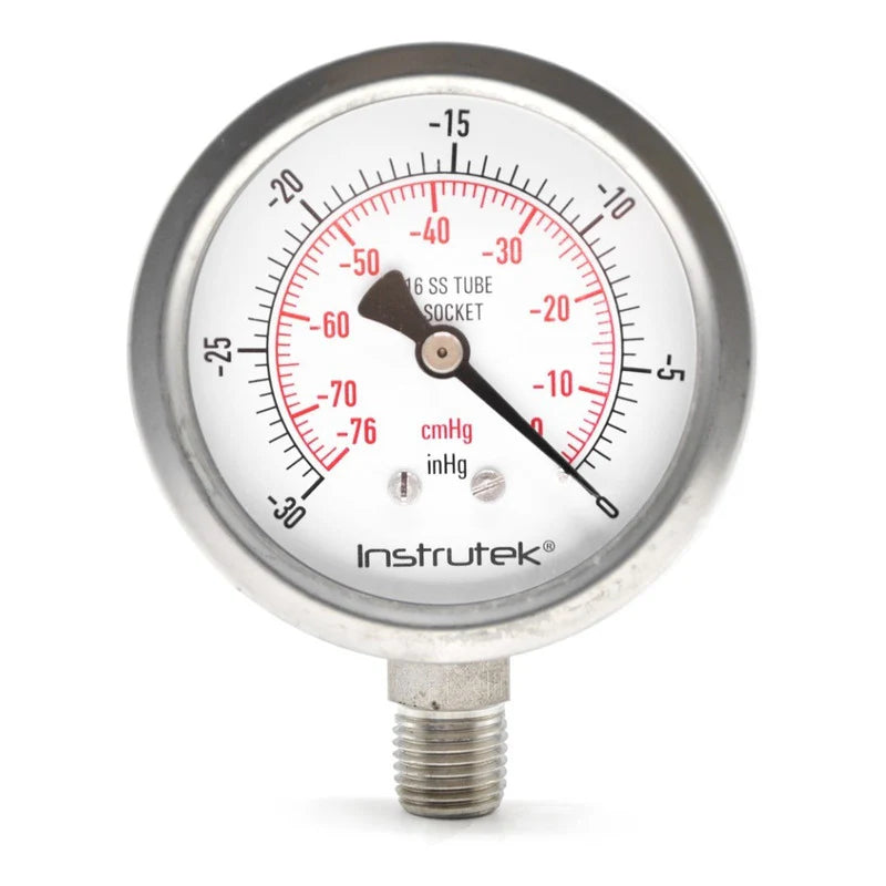 Manómetros de acero inoxidable premium - Serie 500