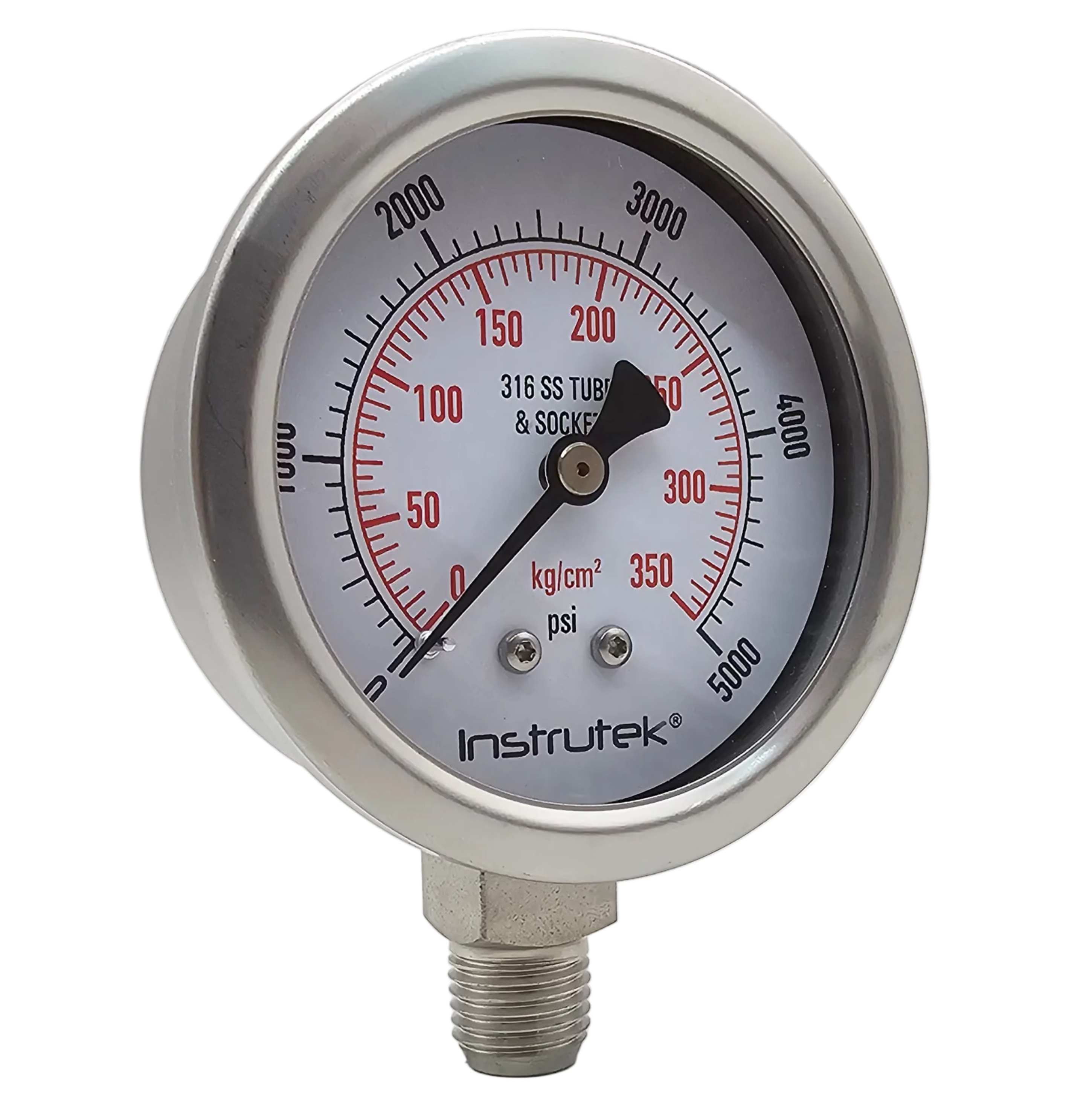 Manómetros de acero inoxidable premium - Serie 500