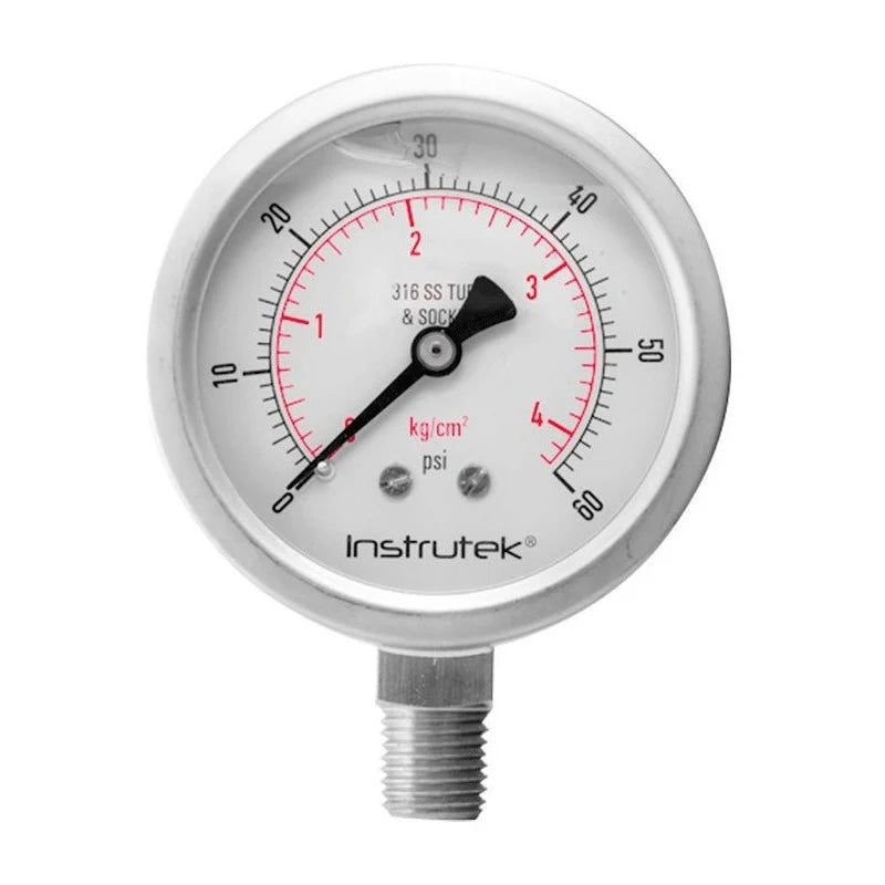 Manómetros de acero inoxidable premium - Serie 500