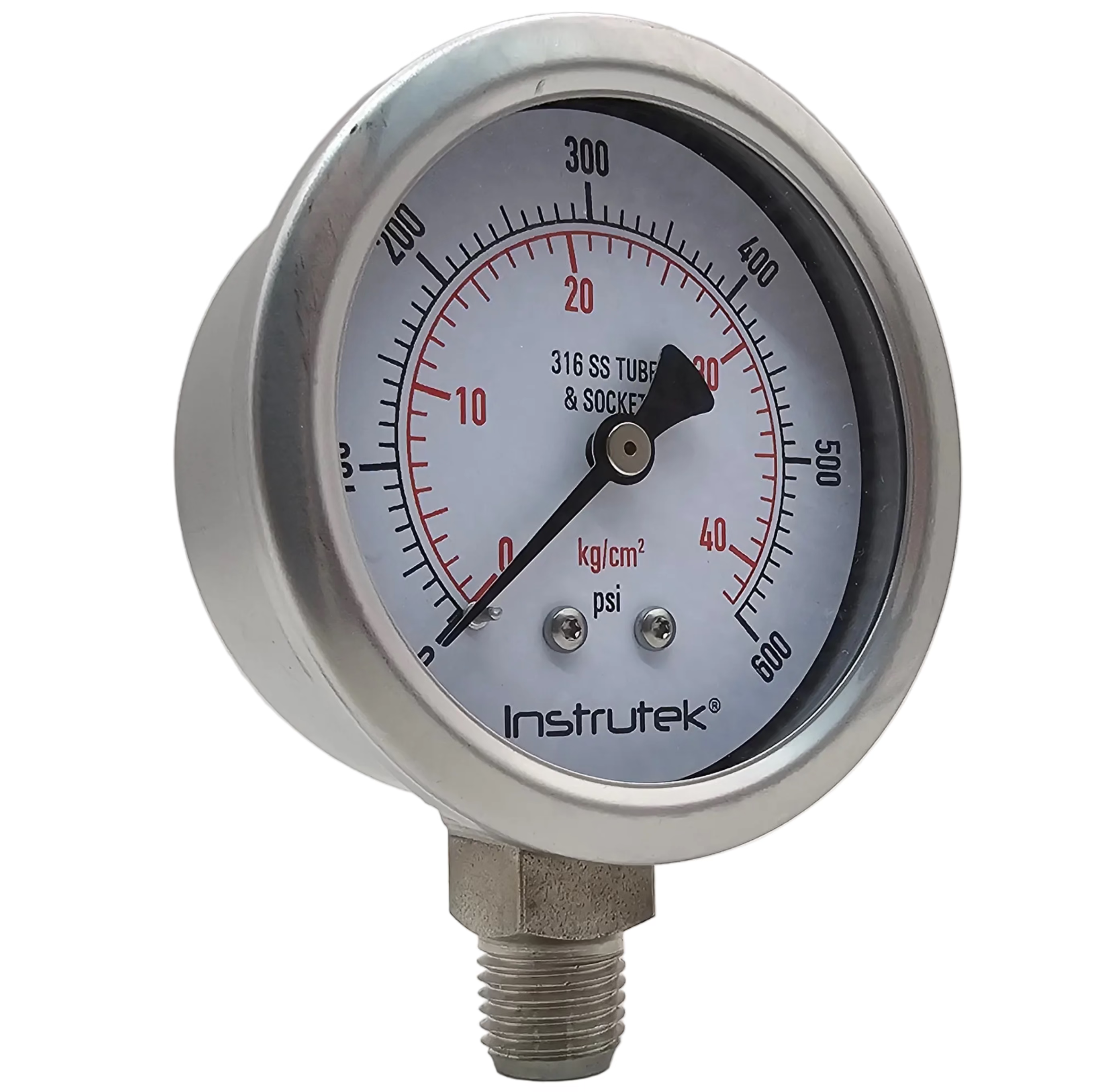 Manómetros de acero inoxidable premium - Serie 500