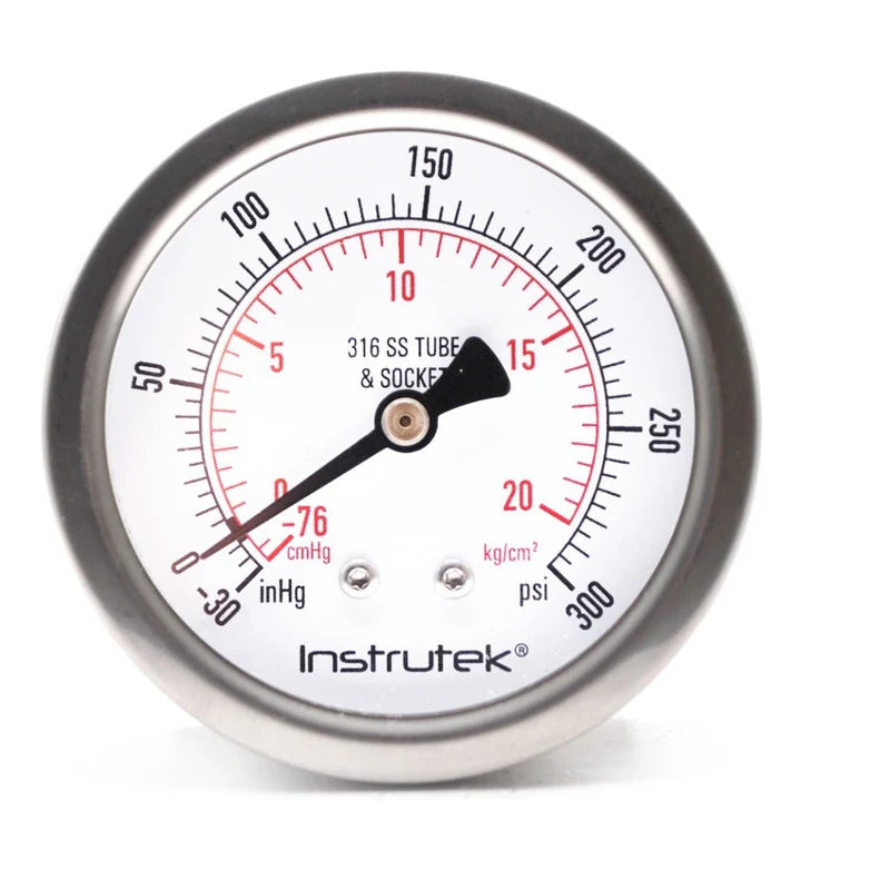 Manómetros de acero inoxidable premium - Serie 500