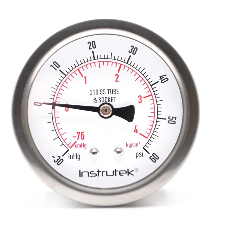 Manómetros de acero inoxidable premium - Serie 500