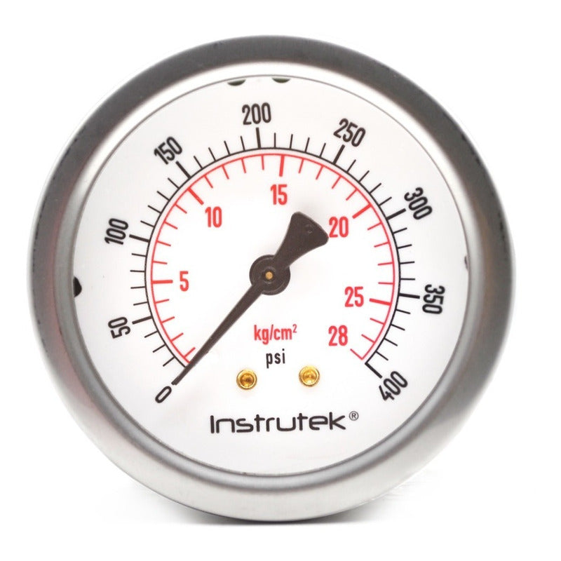 Manómetro Premium Inox Glicerina 2.5 PLG, 400 Psi