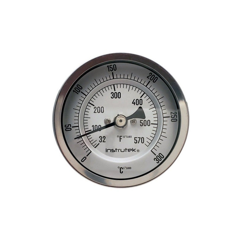 Oven Thermometer 3 IN 0 TO 300°C, 6 IN Stem, 1/2 Thread