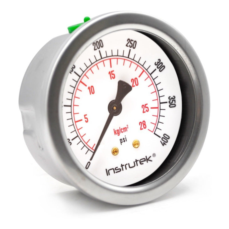 Manómetro Premium Inox Glicerina 2.5 PLG, 400 Psi