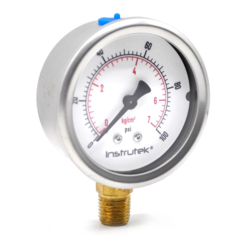 Pressure Gauge For / Irrigation System W / glycerin 2.5 PLG, 100 Psi