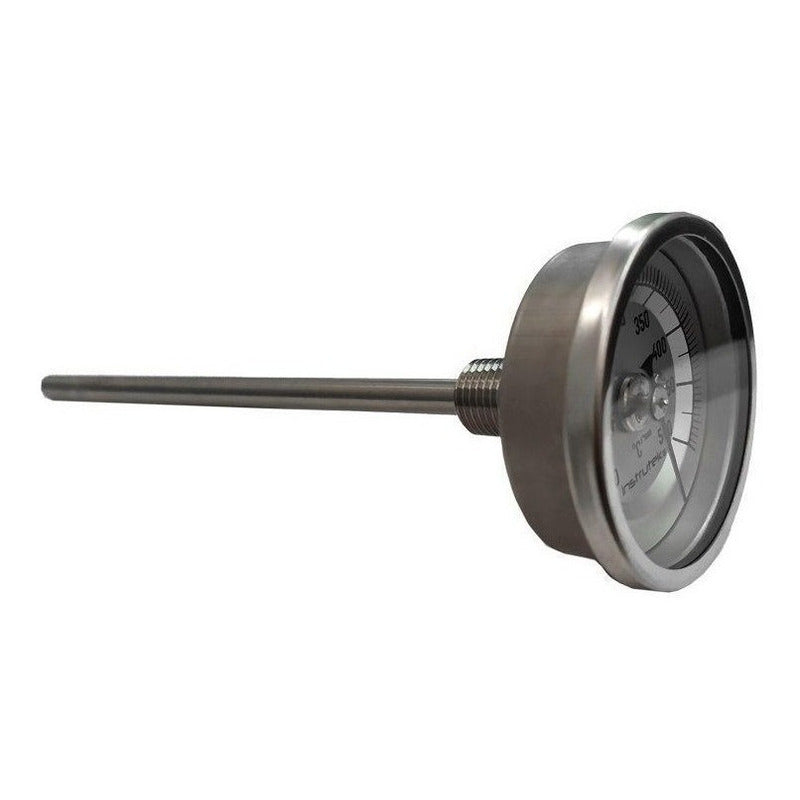Oven Thermometer 2 INCH 100 TO 500°C, Stem 6", Thread 1/4"