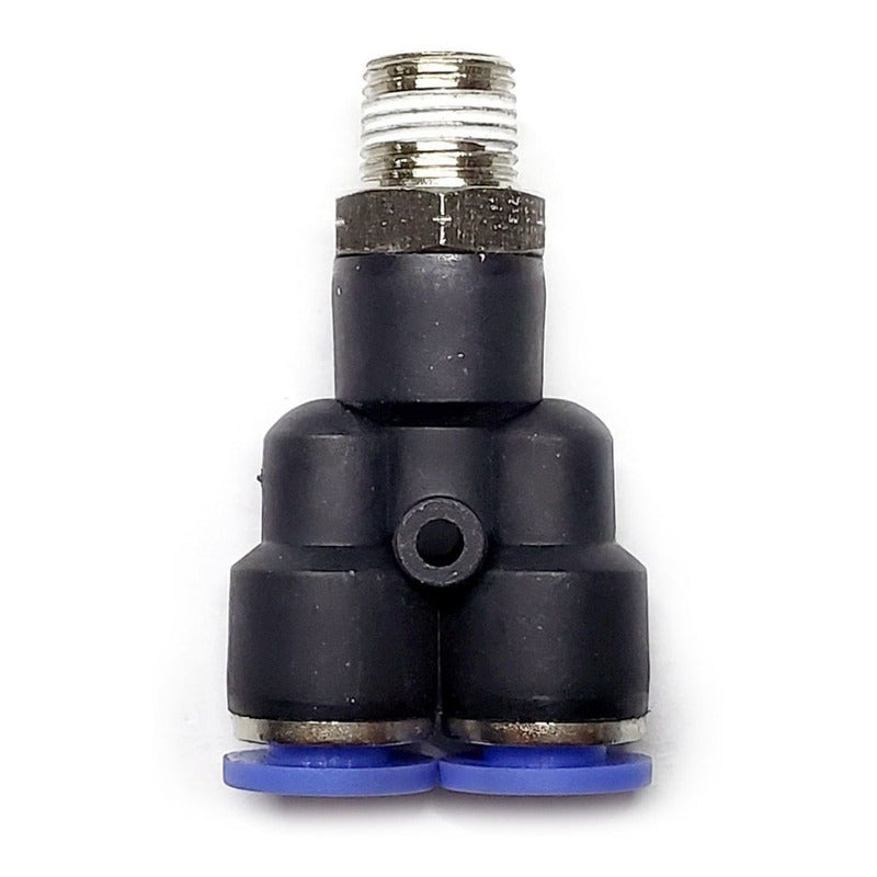 5 Pz De Conector/racor Rápido Neumático Yee 1/8 Npt X 6mm