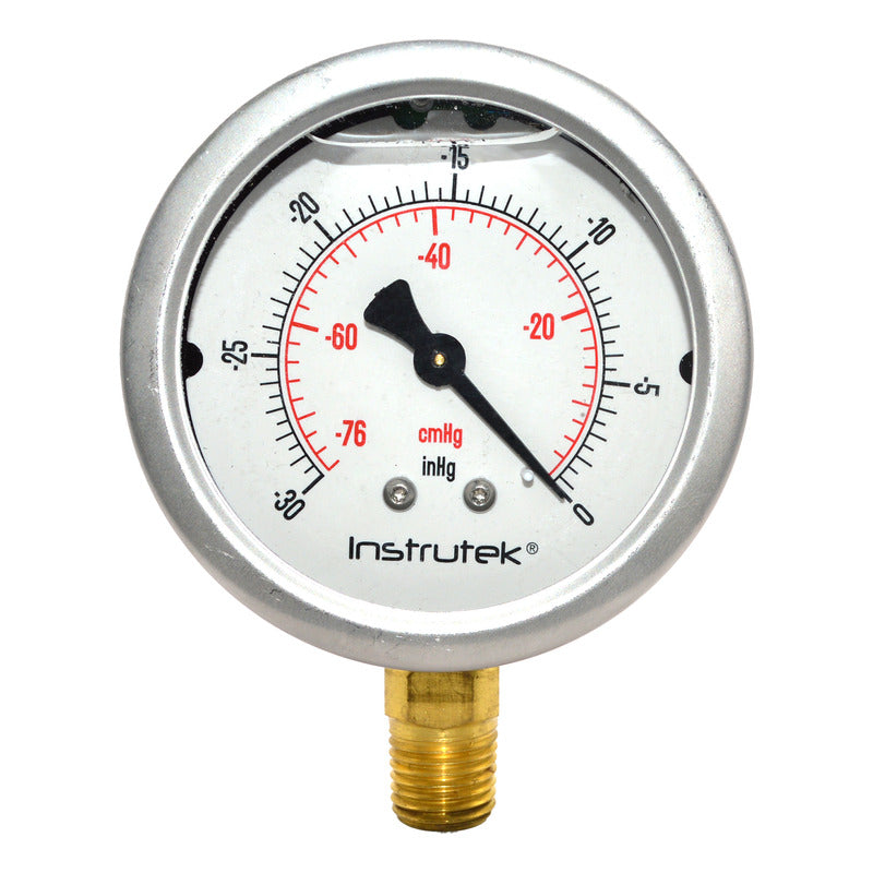 Premium Glycerin Vacuum Gauge 2.5 IN, -30 Inhg (eq. Vacuum)