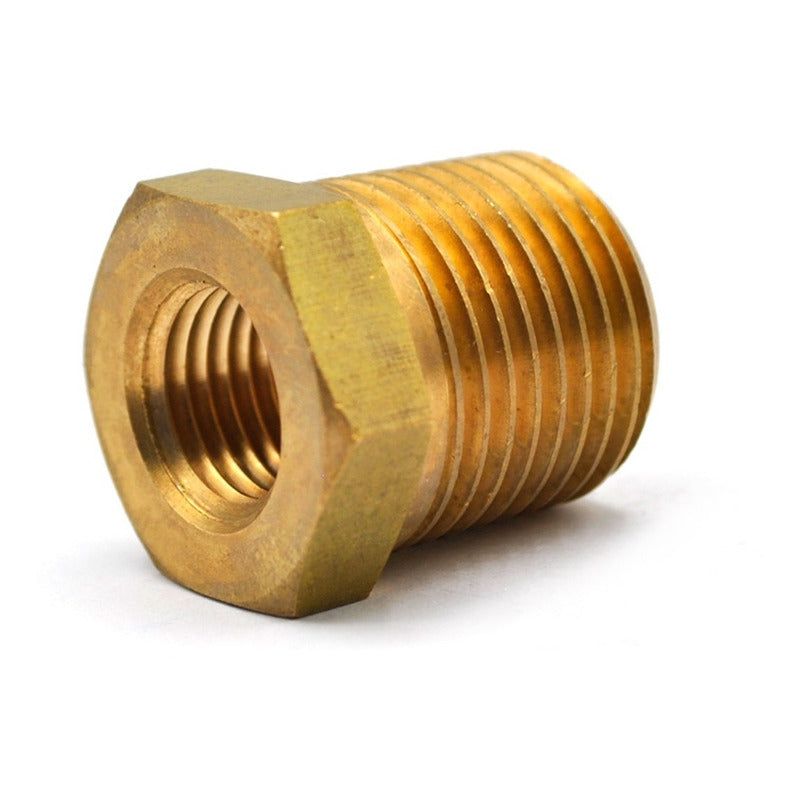 Bushing De Latón 3/8  Npt Hembra A 1/2 Npt Macho 5 Pz