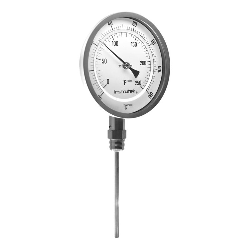 Termómetro Horno 5 PLG 20 A 120°c Vástago 6, Rosca 1/2  Npt