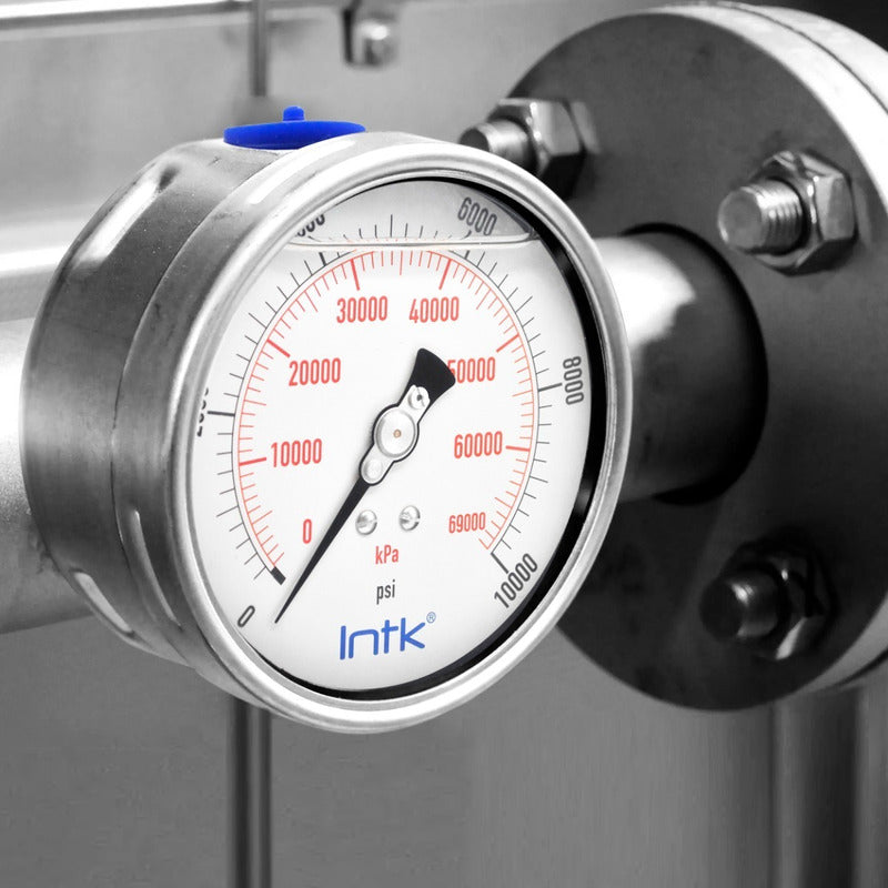 Manometer for Hydraulic and Pneumatic Process 69000 Kpa, 4 PLG