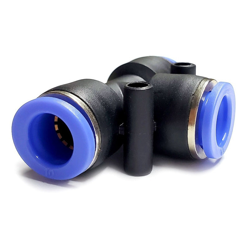 5 Pz Racor Unión Neumático En Tee 10mm