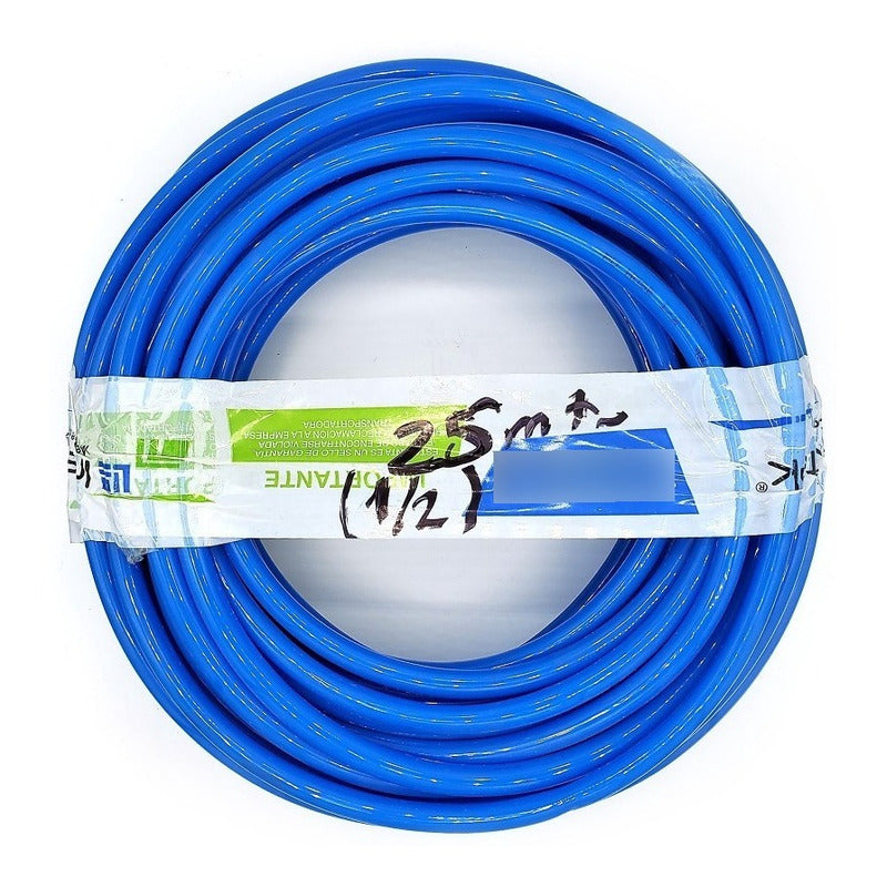 Manguera Para Aire (tubing) De Poliuretano Azul 12mm 25 Mts