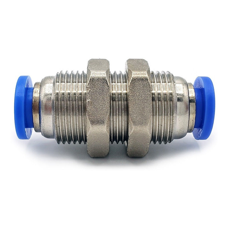 5 Pc of Straight Pneumatic Quick Connect Gland 1/4