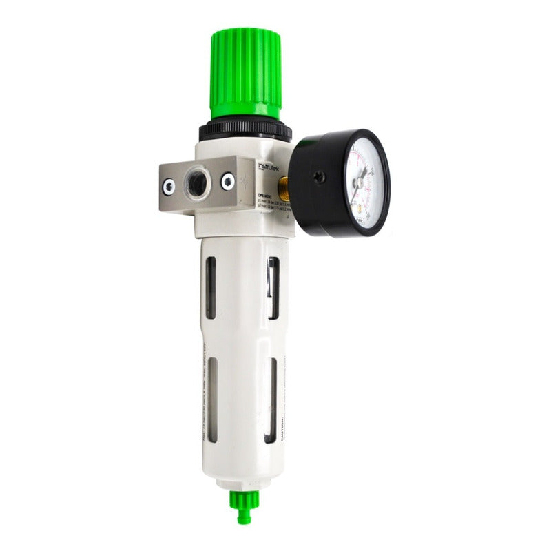 1/4 High Pressure Filter-Regulator for Compressor with Pressure Gauge