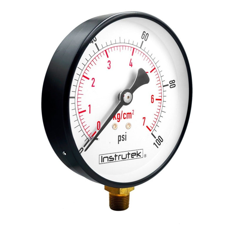 Pressure Gauge 6 PLG For Boiler, 100 Psi / Remote Reading