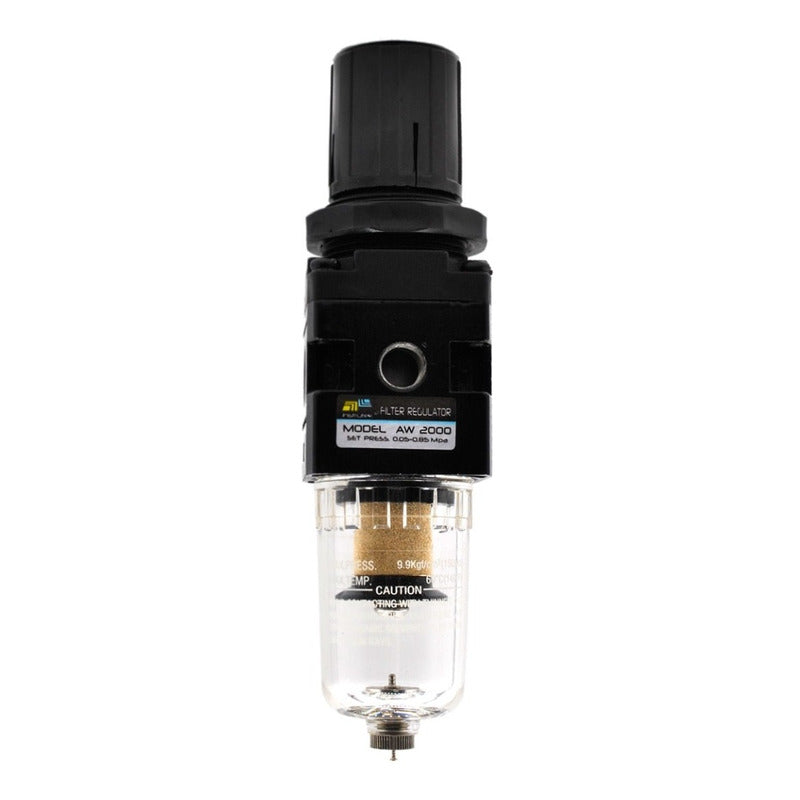 Filter - Air Regulator 1/4 for Compressor, 1/8 Connection