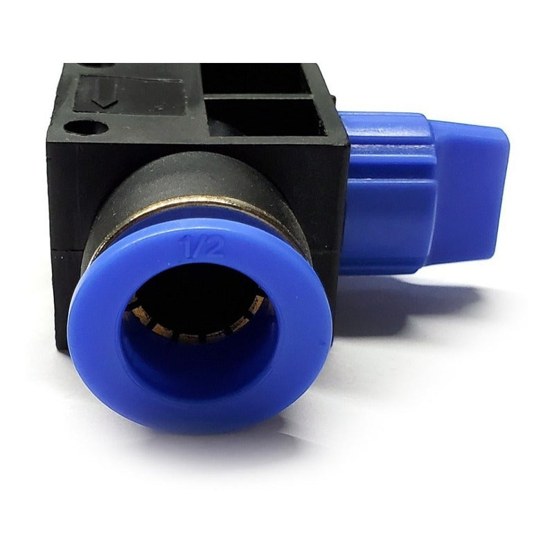 Conector / Válvula De Mano Recta (on-off) 1/2 Npt X 1/2