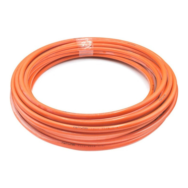 Orange Nylon Air Hose (tubing) 1/2 25 Mts