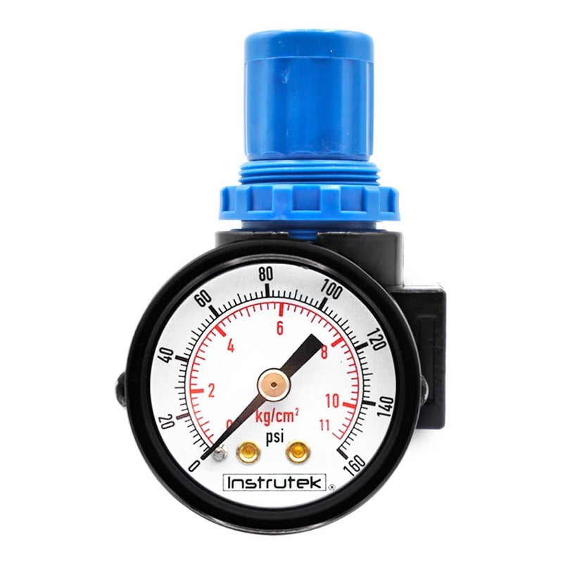 Pneumatic Pressure Regulator 1/2 120 Psi With Manometer