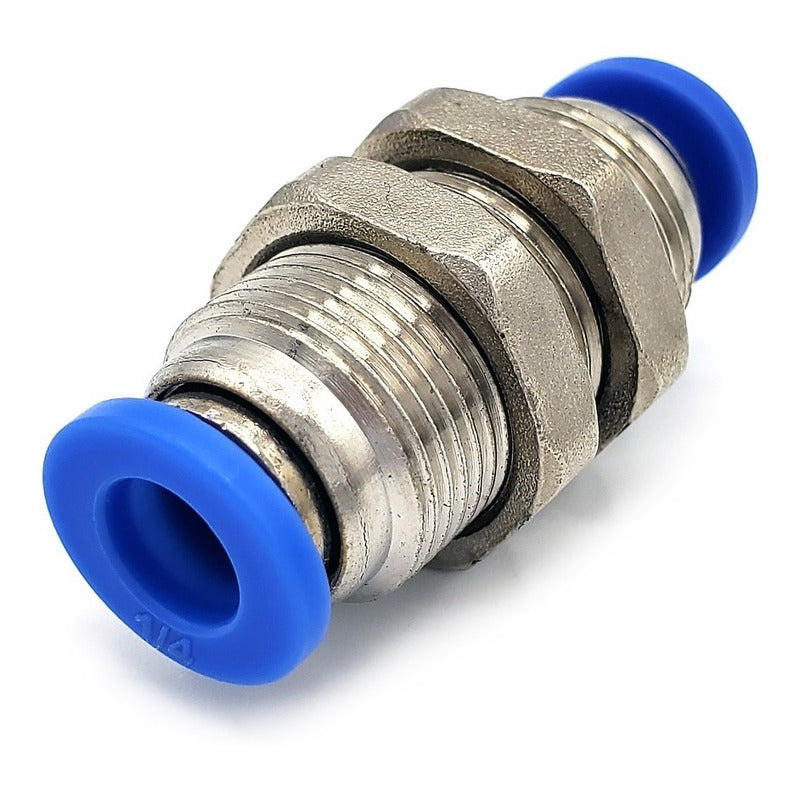 5 Pc of Straight Pneumatic Quick Connect Gland 1/4