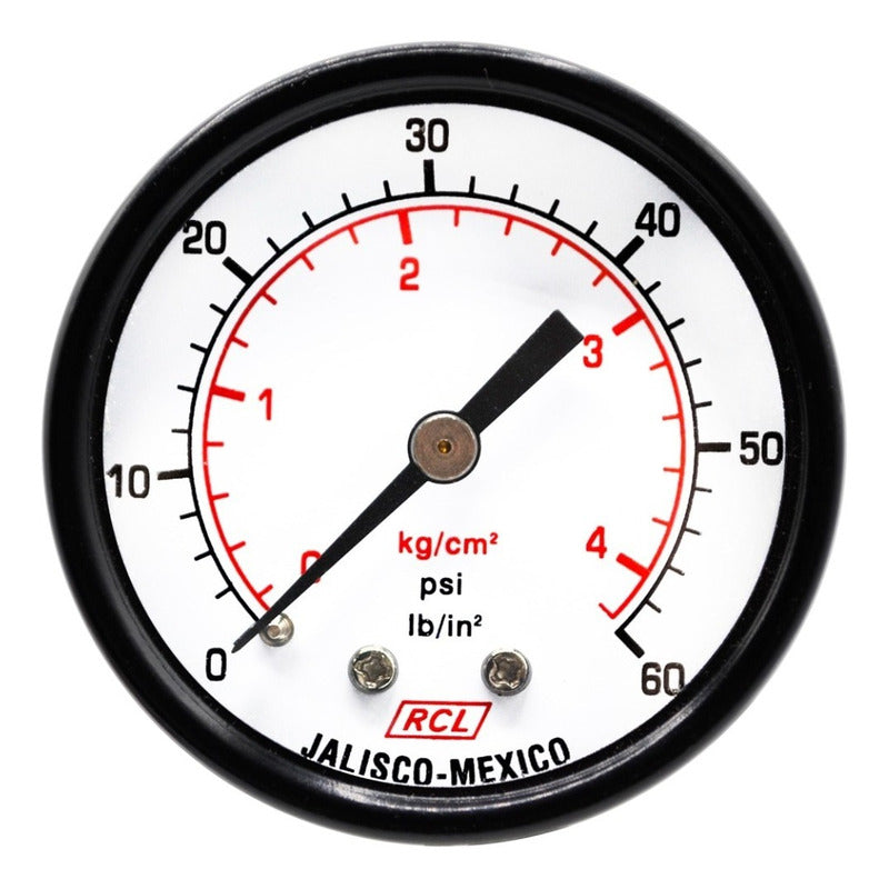 Manometer For Rcl Compressor, 60 Psi (air, Gas)