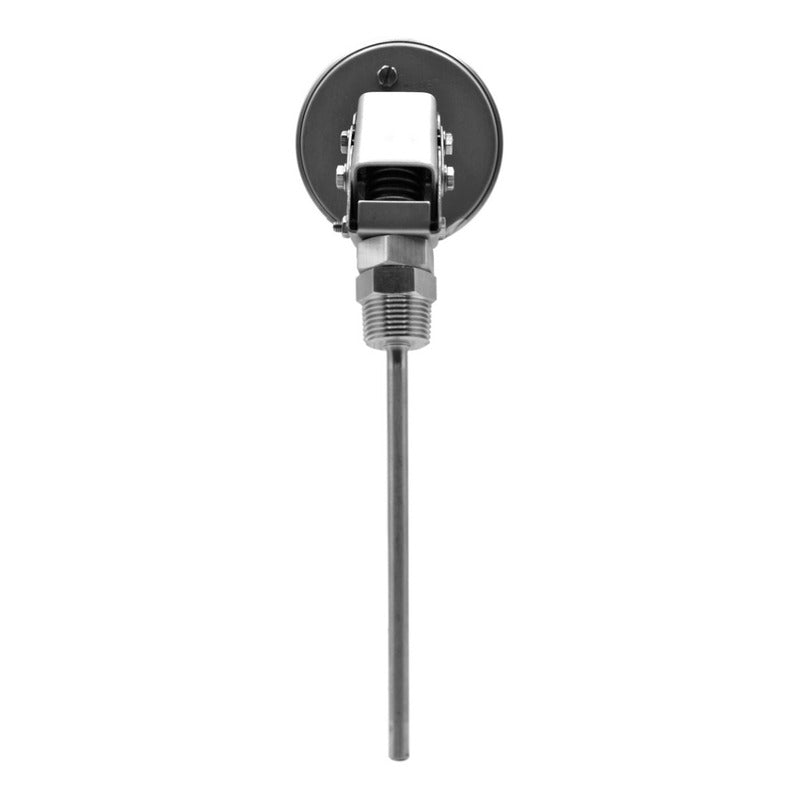 Termómetro 3 PLG, Vástago De Ángulo Variable 6   0 A 300 Cº