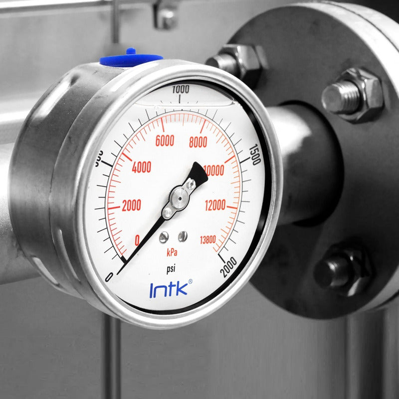 Manometer for Hydraulic and Pneumatic process 13800 Kpa, 4 PLG