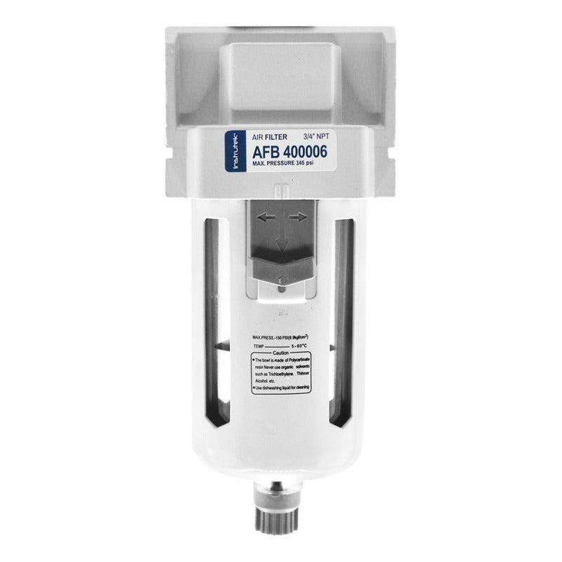 Water Separator Filter 145 Psi, 3/4 Connection For Compressors