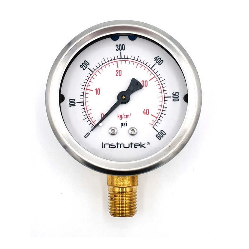 2.5 PLG, 600 PSI Pressure Gauge For Irrigation System W/glycerine