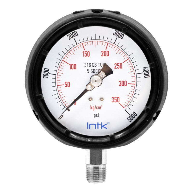 Phenolic Case Pressure Gauge for Mining, 5000 Psi 4.4 PLG