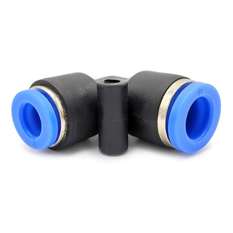 10 Pz Reducción Neumática Codo 8mm A 6mm