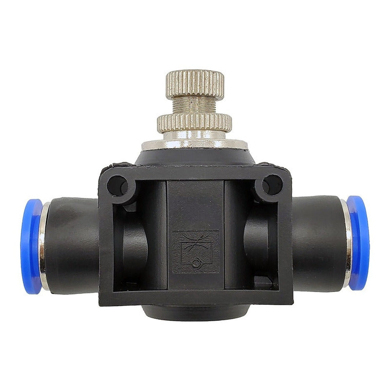 Connector / Pneumatic Flow Regulator Straight Union 12mm