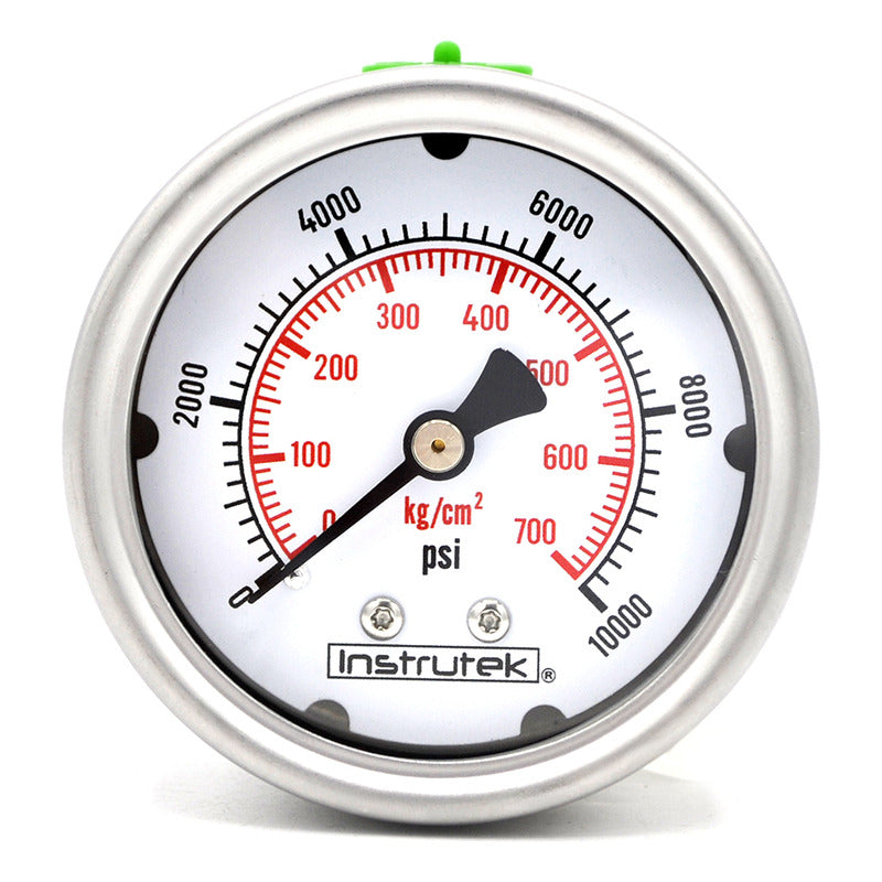 Manómetro Inox Alta Presión Glicerina 2.5 PLG, 10000 Psi