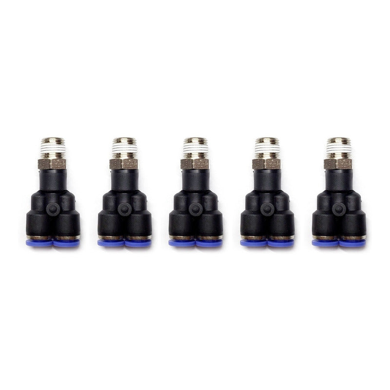 5 Pz De Conector/racor Rápido Neumático Yee 1/8 Npt X 4mm