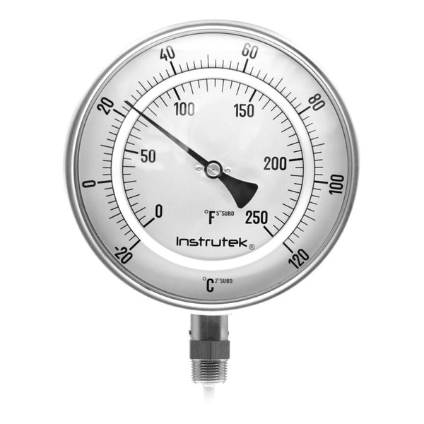 Oven Thermometer 6 PLG ​​-20 A 120°c Stem 6, 1/2 Npt Thread
