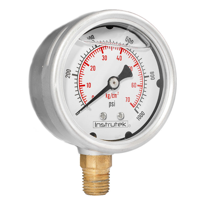 Stainless Steel High Pressure Glycerin Gauge 2.5 IN, 1000 Psi