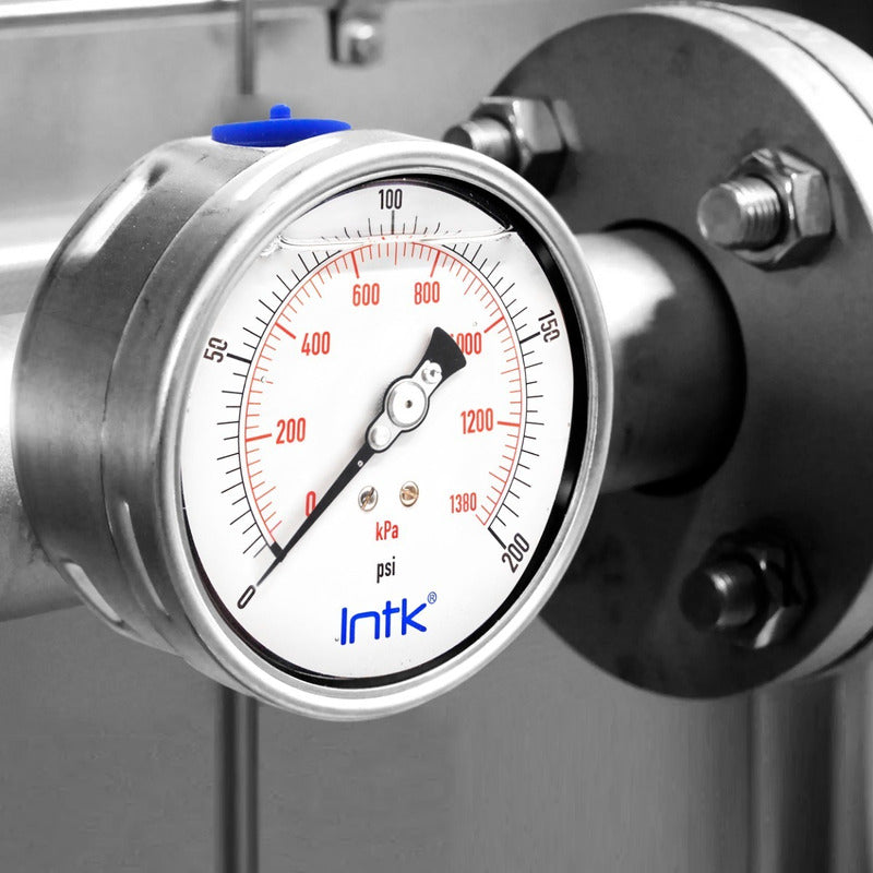 Pressure Gauge for Hydraulic and Pneumatic Process 1380 Kpa, 4 PLG