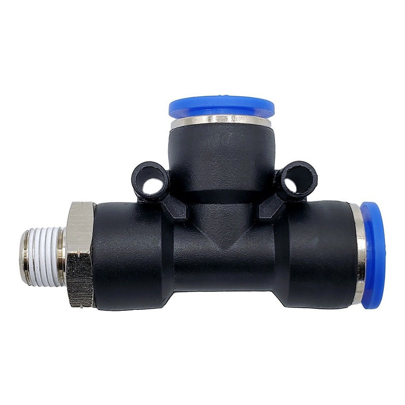 5 Pz Pneumatic Quick Connector Lateral Thread Tee 1/8 X 10mm