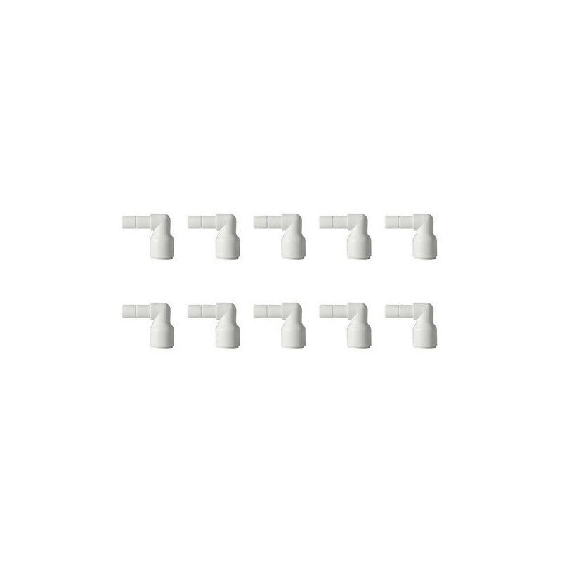 10 Pcs Elbow with Spigot for Reverse Osmosis 3/8