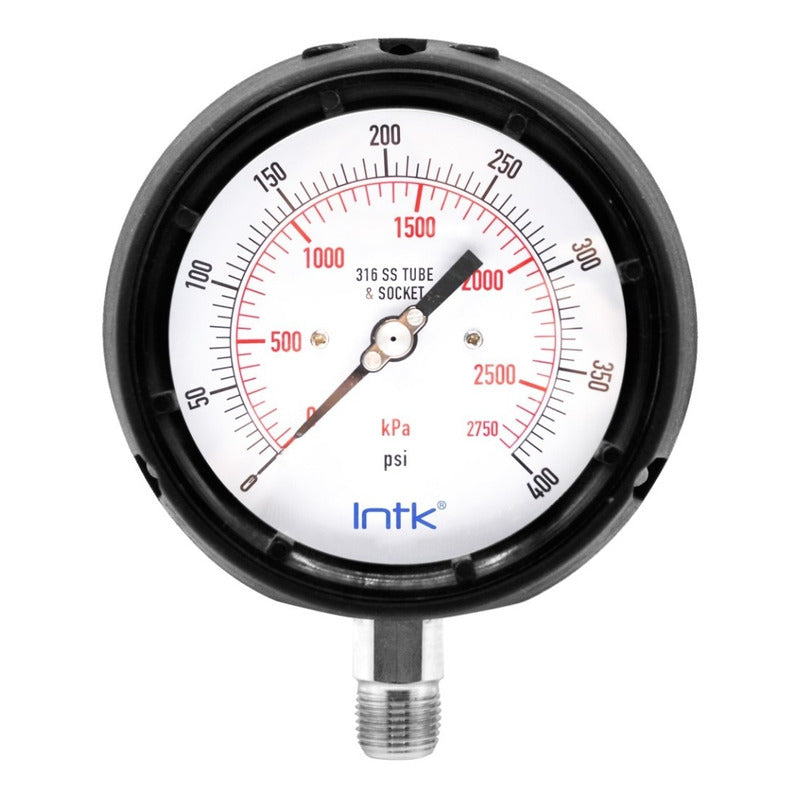 Phenolic Case Pressure Gauge for Mining, 400 Psi 4.4 PLG