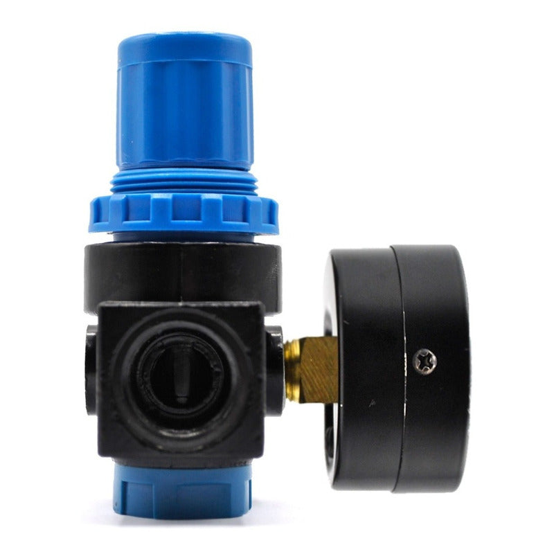 Pneumatic Pressure Regulator 1/2 120 Psi With Manometer