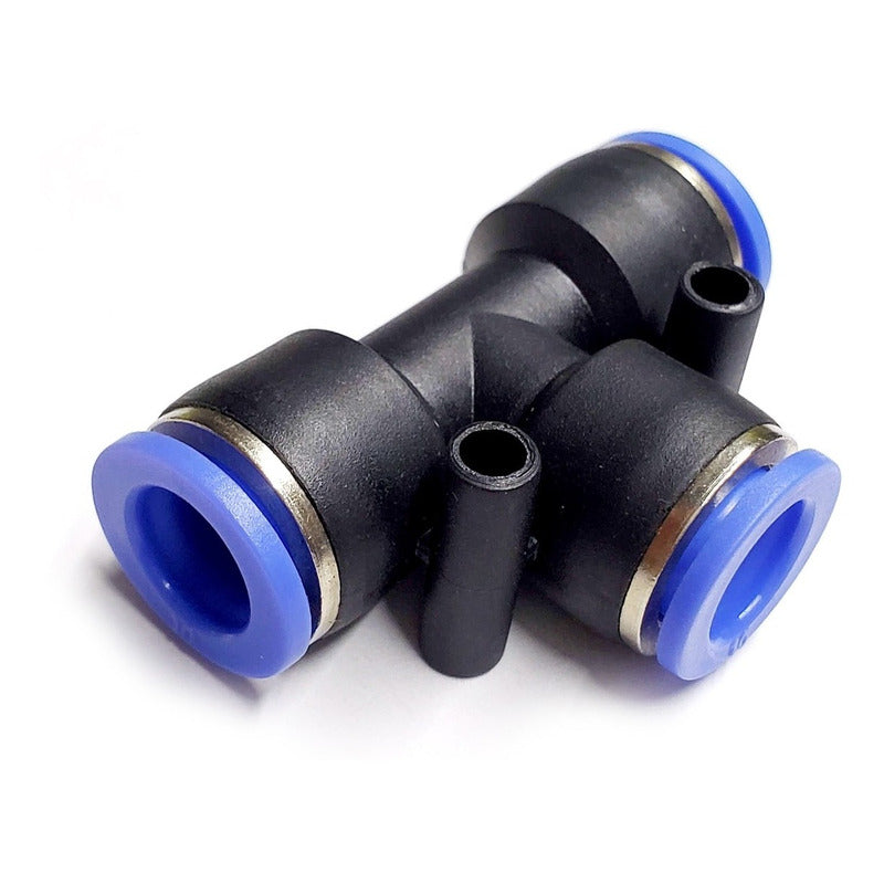 5 Pz Racor Unión Neumático En Tee 10mm